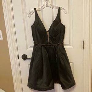Sherri Hill Black Mini Dress